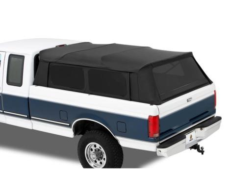 Supertop Truck Bed Cap For Dodge 2002-2008 Ram 1500/2500 6.5 Foot Bed Black Diamond Fabric Bestop