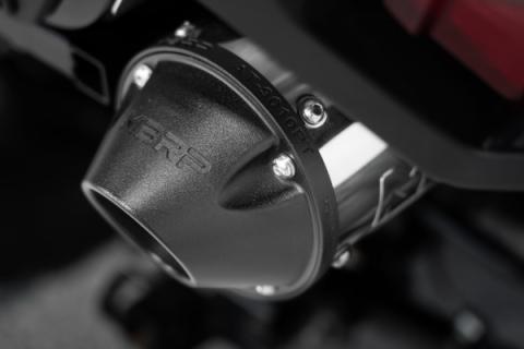 2001-Up Polaris Sportsman 5 Inch Single Slip-on Muffler with Billet Tip Performance Series MBRP
