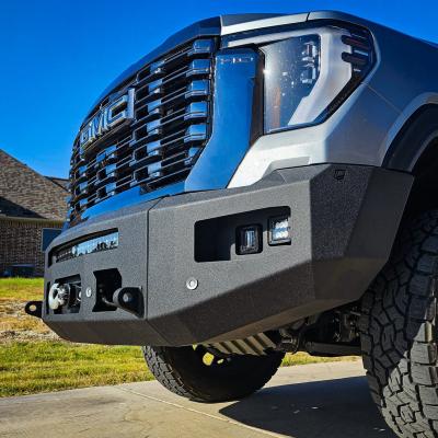 24-Present GMC Sierra 2500/3500 Attitude Front Winch Bumper No Parking Sensors Chassis Unlimited