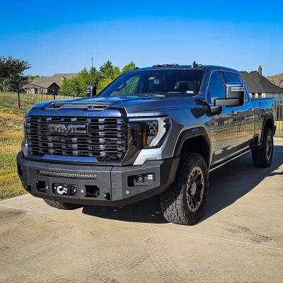24-Present GMC Sierra 2500/3500 Attitude Front Winch Bumper No Parking Sensors Chassis Unlimited