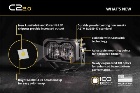 C2 2.0 Sport White Flood Standard RBL Diode Dynamics