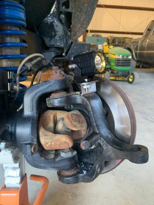 Currie Rock Jock Dana 60/70 Steerable Knuckle Pod Light Mounts for High Steer Dual High Steer Mounts GateKeeper Off-Road