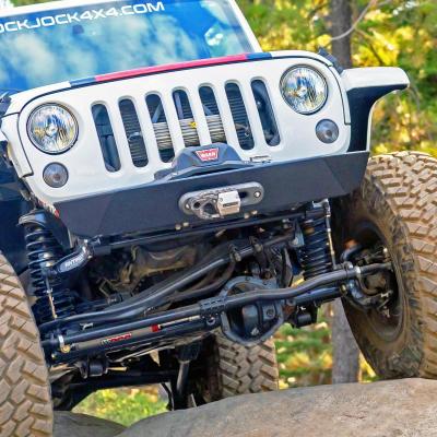 Currectlync Wrangler JK High Steer Kit For Stabilizer Shock. Incl. Knuckles Drag Link Tie Rod Trac Bar Reloc/Shock Mount Shock Tie Rod Clamp RockJock 4x4