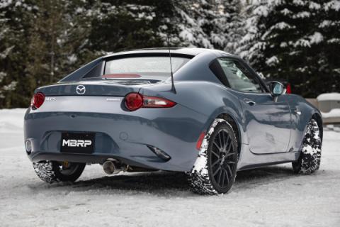 16-Up Mazda MX-5 Miata 2.0L, Armor Lite Aluminized Steel 2.5-Inch Axle-Back with Polished Tip MBRP