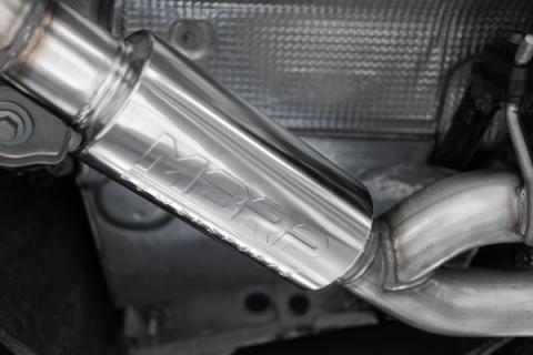 T304 Stainless Steel 2.5 Inch Resonator Back Dual Rear Quad Tips 18-Up Audi S5 Coupe/S4 Sedan MBRP