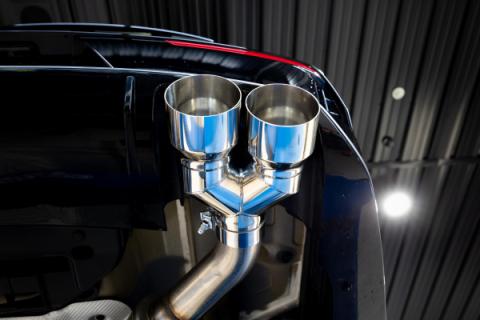 2021-Up Hyundai Elantra N-Line 1.6L Turbo Armor Lite 3 Inch Axle-Back Single Rear Exit with Dual Outlet Tip MBRP