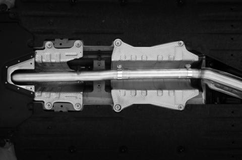 23-Up Acura Integra 1.5L and 22-Up Honda Civic SI 1.5L Armor Pro T304SS, 3 Inch Cat-Back, 2.5 Inch Dual Split Rear with CF Tips MBRP
