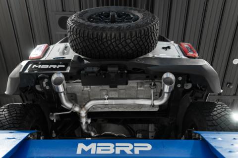 21-Up Ford Bronco 2.3L/2.7L EcoBoost 2/4-Door Aluminized Steel 3 Inch Cat-Back Dual Split Rear MBRP