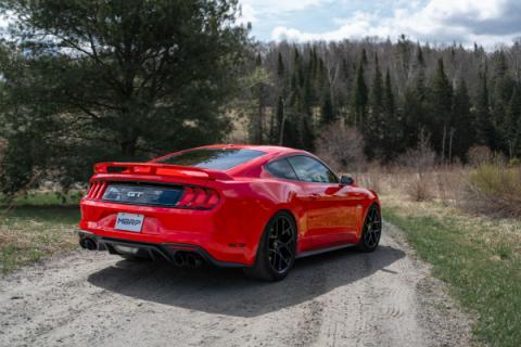 Exhaust Pipe 2.5 Inch Axle Back With Quad 4 Inch Dual Wall Tips For 18-23 Ford Mustang GT 5.0L Non Active Exhaust T304 Stainless Steel MBRP