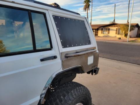 1984-2001 Jeep Cherokee XJ Molle Panel Rear Window Replacement Kit GateKeeper Off-Road