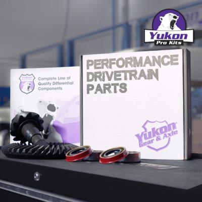 8.8 inch Ford 3.27 Rear Ring and Pinion Install Kit 2.53 inch OD Axle Bearings and Seals Yukon Gear &amp; Axle
