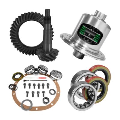 8.25 inch CHY 4.56 Rear Ring and Pinion Install Kit Positraction 1.618 inch ID Axle Bearings Yukon Gear &amp; Axle