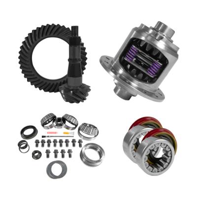9.5 inch GM 4.11 Rear Ring and Pinion Install Kit 33 Spline Positraction Axle Bearing and Seals Yukon Gear &amp; Axle