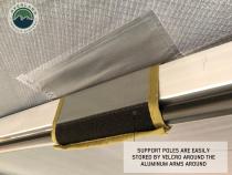 270 Degree Awning Free Standing - Nomadic 270 LT - Dark Gray Overland Vehicle Systems