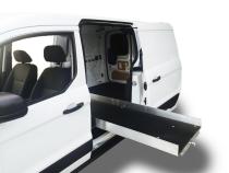 Aluminum Dual Directional Cargo Slide 1000 Lb Capacity 16-19 Mercedes Metris 126 Inch WB 3 and 4 Door (Rear)/16-19 Ford Transit 148 Inch WB (Side) Cargo Ease