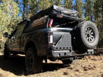 2017-2022 Ford Superduty F250/F350 Dual Swing Out Octane Rear Bumper- With Parking Sensors Chassis Unlimited