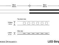 FlexLight LED Strip Amber Pair Diode Dynamics