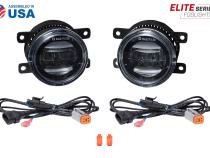 Elite Series Fog Lamps for 2009-2021 Nissan Frontier Pair Yellow 3000K Diode Dynamics