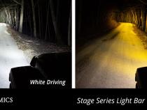 SS50 Hood LED Light Bar Kit for 2018-2021 Jeep JL Wrangler/Gladiator, White Combo