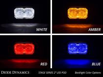 Stage Series 2 Inch LED Pod, Sport White Flood Standard RBL Each