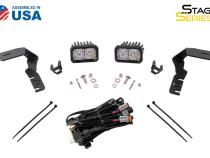 SS3 LED Ditch Light Kit for 2017-2020 Ford Raptor, Sport Yellow Combo Diode Dynamics