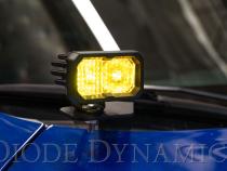 SS3 LED Ditch Light Kit for 2015-2021 Subaru WRX/STi, Pro Yellow Combo Diode Dynamics