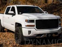 SS3 LED Ditch Light Kit for 2014-2019 Chevrolet Silverado 1500, Pro White Combo Diode Dynamics