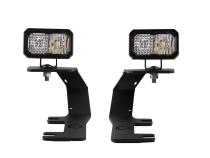 SSC2 LED Ditch Light Kit for 2014-2019 Chevrolet Silverado 1500 Pro White Combo Diode Dynamics