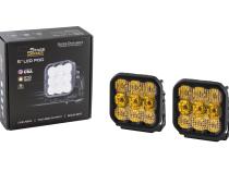 SS5 LED Pod Pro Yellow Driving Pair Diode Dynamics