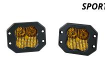 SS3 Sport ABL Yellow Flood Flush Pair Diode Dynamics