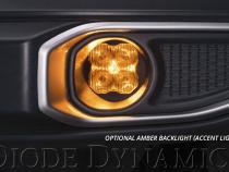 SS3 LED Fog Light Kit for 2013-2015 Honda Civic Si Sedan White SAE Fog Sport w/ Backlight Diode Dynamics