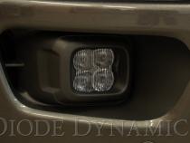 SS3 LED Fog Light Kit for 2019-2021 Ford Ranger Yellow SAE Fog Pro w/ Backlight Diode Dynamics
