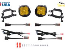 SS3 LED Fog Light Kit for 22-24 Toyota RAV4 TRD Off-Road/Adventure, Sport White SAE Fog Diode Dynamics