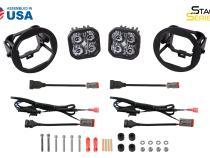 SS3 LED Fog Light Kit for 2004-2005 Toyota Solara Yellow SAE Fog Pro w/ Backlight Diode Dynamics