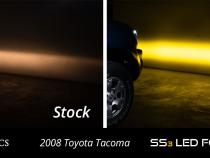 SS3 LED Fog Light Kit for 2005-2011 Toyota Tacoma Yellow SAE Fog Max w/ Backlight Diode Dynamics