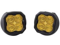 SS3 LED Fog Light Kit for 2015-2021 Chevrolet Colorado Yellow SAE Fog Sport w/ Backlight Diode Dynamics