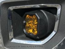 SS3 LED Fog Light Kit for 2012-2018 Chevrolet Sonic Yellow SAE Fog Sport w/ Backlight Diode Dynamics