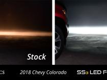 SS3 LED Fog Light Kit for 2015-2020 GMC Canyon Yellow SAE Fog Pro w/ Backlight Diode Dynamics