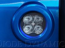 SS3 LED Fog Light Kit for 2005-2007 Dodge Magnum White SAE Fog Max w/ Backlight Type M Bracket Kit Diode Dynamics