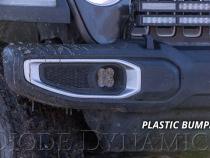 SS3 LED Fog Light Kit for 2020-2021 Jeep Gladiator White SAE Fog Max w/ Backlight Type MS Bracket Kit Diode Dynamics