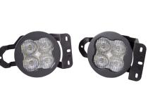 SS3 LED Fog Light Kit for 2020-2021 Jeep Gladiator White SAE Fog Max w/ Backlight Type MS Bracket Kit Diode Dynamics