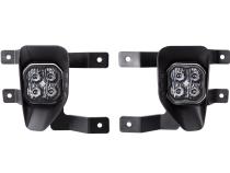 SS3 LED Fog Light Kit for 2019 Chevrolet Silverado 1500 LD Yellow SAE Fog Max w/ Backlight Diode Dynamics