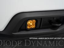 SS3 LED Fog Light Kit for 2019-2021 Chevrolet Silverado 1500 Yellow SAE Fog Max w/ Backlight Diode Dynamics