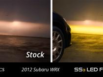 SS3 LED Fog Light Kit for 2011-2014 Subaru WRX/STi White SAE Fog Pro w/ Backlight Diode Dynamics