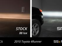 SS3 LED Fog Light Kit for 2010-2013 Toyota 4Runner, White SAE Fog Max with Backlight Diode Dynamics