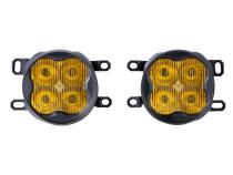 SS3 LED Fog Light Kit for 2010-2013 Toyota 4Runner, Yellow SAE Fog Max with Backlight Diode Dynamics