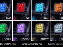 SS5 Pro Universal CrossLink 8-Pod Lightbar White Combo Diode Dynamics