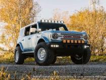 Bronco SS5 6-Pod CrossLink Grille Lightbar Kit Pro Yellow Combo Diode Dynamics