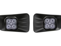 SS3 LED Fog Light Kit for 2015-2020 GMC Yukon, White SAE Fog Pro with Backlight Diode Dynamics