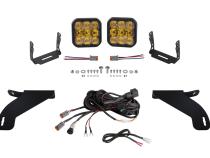 SS5 Bumper LED Pod Light Kit for 2021-2022 Ford F-150, Pro Yellow Combo Diode Dynamics